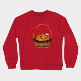 Roasted Turkey in a Basket Crewneck Sweatshirt